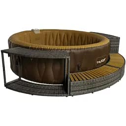 Джакузі-SPA надувне Thunder MOCHA 6-місне сірі меблі з ротанга 4 шт. (MOCHA-HALF-GRAY) - мініатюра 2