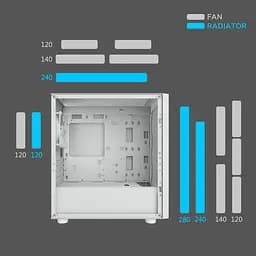 Корпус Cougar Uniface Mini White (UNIFACE MINI White) Без БП - мініатюра 9