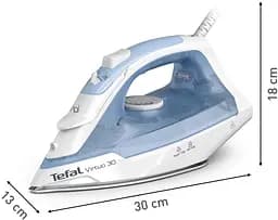 Праска Tefal Virtuo 30, 2000Вт, 240мл, паровий удар -120гр, постійна пара - 27гр, керамічна підошва teh0016257 - мініатюра 3