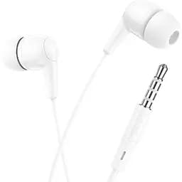 Навушники вакуумні Hoco M97 Enjoy універсальні earphones з мікрофоном білі