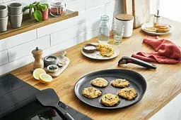 Сковорода Tefal Ingenio Unlimited для оладок 27см литий алюміній kuh0014448 - мініатюра 4