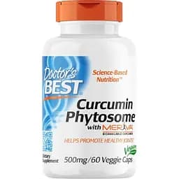 Натуральная добавка Doctor's Best Curcumin Phytosome 60 вегакапсул