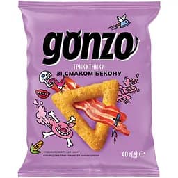 Кукурузные треугольники Gonzo со вкусом бекона 40 г (903653)