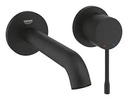 Змішувач для умивальника на два отвори M-Size Grohe Essence 29192KF1 Чорний матовий