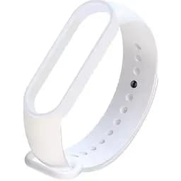 Ремінець Uwatch Replacement Silicone Band For Xiaomi Mi Band 5/6/7 White