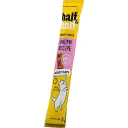 Ласощі для котів Half&Half м'ясна паличка з креветкою, 5 г