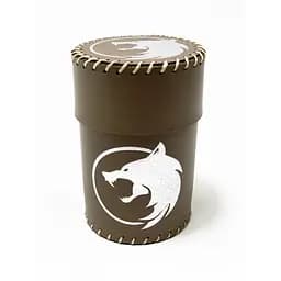 Настольная игра Планета Ігор Чаша для кубиков Волк (коричневая) (Dice cup Wolf brown) (pi-dc008)