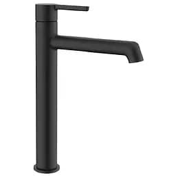 Смеситель для умывальника высокий Koer KB-11029-05 Black KR5488 Черный матовый