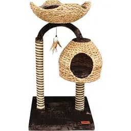 Дряпка для котів Croci Azalea з будиночком 50х50х95,5 см