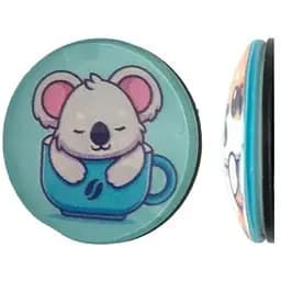 Держатель Поп Сокет New Glass (Стекло) Baby Koala №3