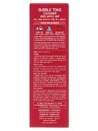 Киснева пінка для вмивання Eyenlip Bubble Toks Cleanser Red Apple 100 мл - мініатюра 2