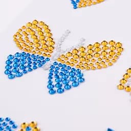 Аплікація зі страз Santi Ukraine самоклеючих 9.5х15.5 см (742986) - мініатюра 2