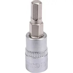 Головка торцевая Yato квадрат 1/4" HEX M5 L=37 мм (YT-04372)