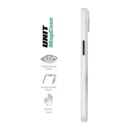 Чехол Apple iPhone 17 Air, Unit MagSafe, белый, прозрачный, MagSafe, противоударный, магнитный, панель-накладка с поддержкой MagSafe, с поддержкой беспроводной зарядки, TPU+PC, защита всего корпуса, ударопрочный, ArmorStandart (ARM88999) - мініатюра 3