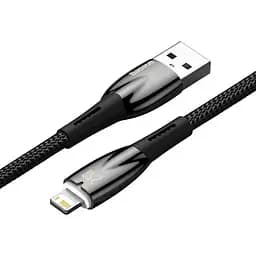 Кабель Baseus Glimmer Series Fast Charging USB-A to Lightning 2m Black (CADH000301) - мініатюра 4
