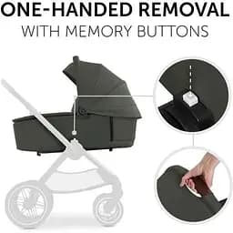Універсальна коляска 2 в 1 Hauck Walk N Care Air Dark Olive, темно-оливковий (16549-2) - мініатюра 3