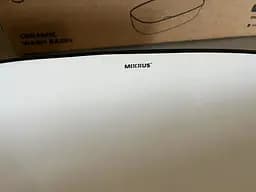 Умивальник накладний Mixxus Premium Diverse-0111 Edge Black 600x380x140 мм MP6562, Білий - мініатюра 3