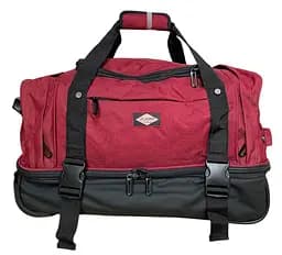 Дорожня сумка на колесах маленька S Lee Cooper 41650 поліестер Червоний
