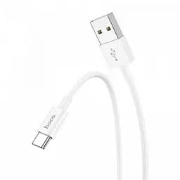 Кабель для заряджання USB на Type-C HOCO X64 3A Lightweight Білий