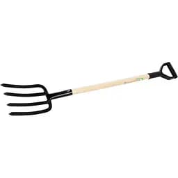 Вилы садовые Vorel с деревянной ручкой 122 см 4 зубца (35865)