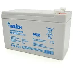 Аккумуляторная батарея MERLION AGM GP1295F2 12 V 9,5 Ah (150 x 65 x 95 (100)) White Q10/420