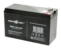 Акумуляторна батарея Maxxter, 12V, 7.5 Агод, AGM, T2, 151x95x65 мм, 2.3 кг (MBAT-12V7.5AH)