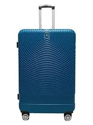 Валіза велика L ABS-пластик Worldline Airtex 652 78×52×34см 128л Синій - мініатюра 1