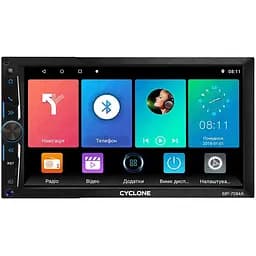 Автомобильная Bluetooth магнитолу Cyclone MP-7084A мультимедийный центр универсальный 2DIN