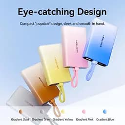 Павербанк Vention Yellow 10 000 mAh / 22.5 Вт (FHZY0) - мініатюра 6