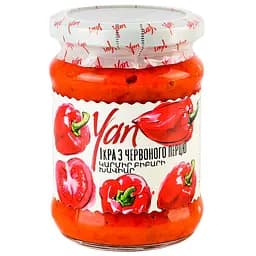Икра с красного перца Yan 250 г