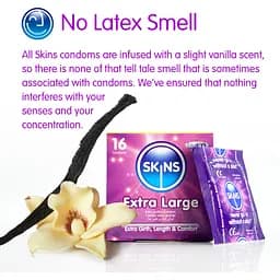  Класичні презервативи Skins Extra Large розмір XL - мініатюра 6