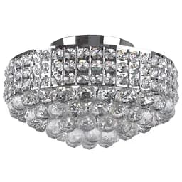 Люстра стельова Brille торт кришталева E14 60W CH (BCL-365C/5)