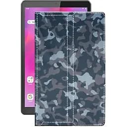 Чохол StatusCASE з екошкіри для планшету Motorola Tab G20 Хаки-синій