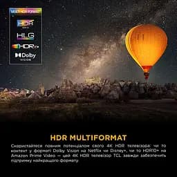 TCL Телевізор 65" QLED 4K 60Hz Smart Google TV Black - мініатюра 7