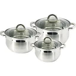 Набір посуди Zauberg зі скляною кришкою (000017763)