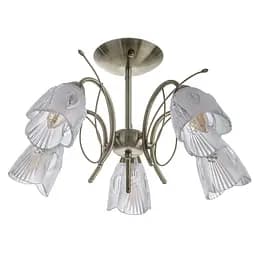 Люстра потолочная Brille классическая E14 60W BZ (LK-161C/5)