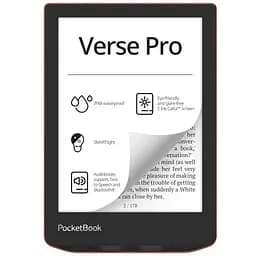 Електронна книга Pocketbook 634 Verse Pro, Passion Red (PB634-3-CIS)