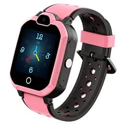 Смарт годинник телефон для дітей Lemfo H02 з GPS трекером, SIM-картою, 4G, відеодзвінками, Wi-Fi, камерою, кнопкою SOS та вологозахистом IP67 Рожевий