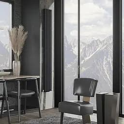 Радіатор дизайнерський Ideale Adele 12 5/2000/295 антрацит, Антрацит - мініатюра 2