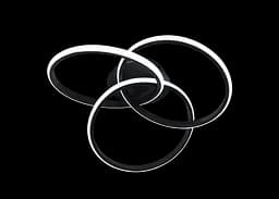 Люстра светодиодная Valeso V LCD3003 BK