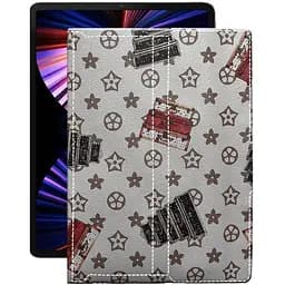 Чохол StatusCASE з екошкіри для планшету Apple iPad Pro 12,9 2018 (A2014) Луі-Вітон-білий