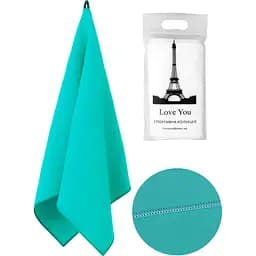 Рушник спортивний Love You мікрофібра 80х180 Tiffany (60102) - мініатюра 2