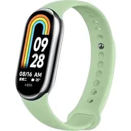 Силиконовый ремешок BeCover для Xiaomi Mi Smart Band 8 Light Green (709404)