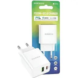 Мережевий зарядний пристрій Borofone BA69A Resource PD20W+QC3.0