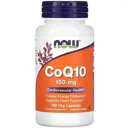 Натуральна добавка Now CoQ-10 150 mg 100 вегакапсул