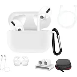 Чехол силиконовый 6 в 1 DS Case для Apple AirPods Pro White (3435132352)