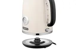 Електрочайник Ardesto EKL-F410BG, Beige, 2200 Вт, 1.8 л, дисковий, індикатор роботи, корпус нержавіюча сталь, захист від перегріву та автоматичне відключення при відсутності води - мініатюра 3