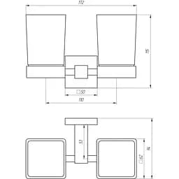 Стакан Globus Lux SQ 9428 - мініатюра 3