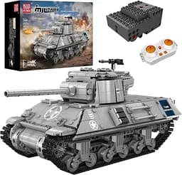 Конструктор танк М36  на радіокеруванні  Mould King Jackson Tank Destroyer Technik військова техніка  для дорослих та дітей 1057 деталей