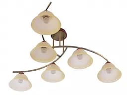 Люстра стельова Brille E27 60W BR (BKL-063C/6)